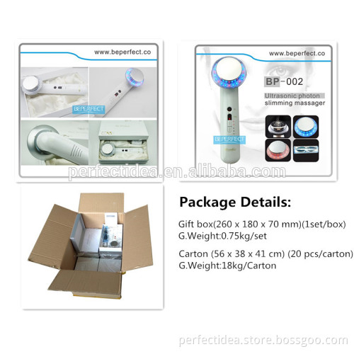 BP002 Photon therapy 1 & 3 mhz ultrasonic beauty equipment